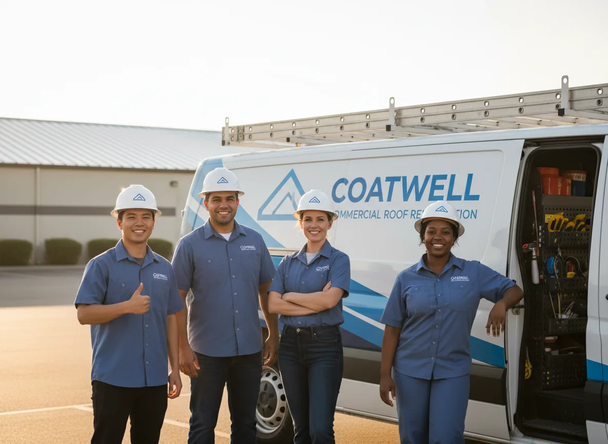 Commercial roof coating company in Cope, CO